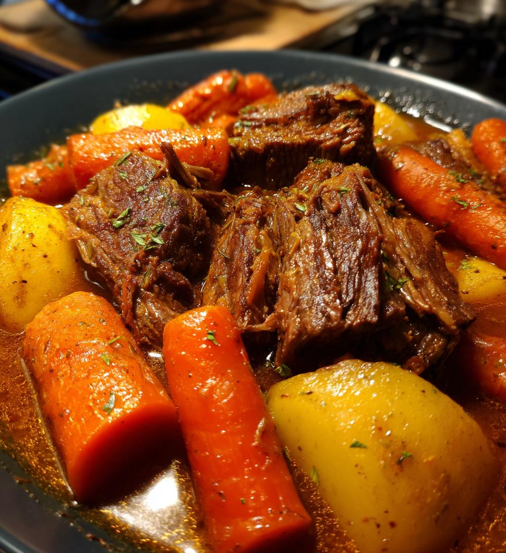 classic sunday pot roast - detail 1