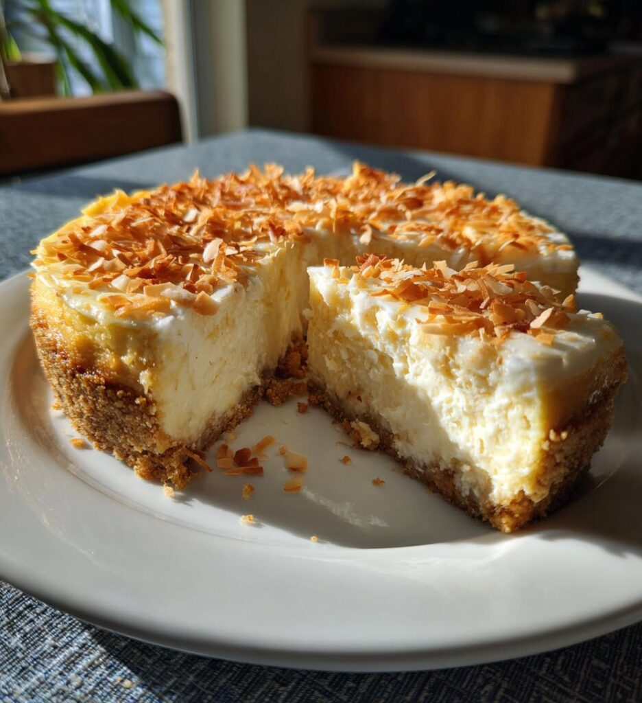 coconut cheesecake