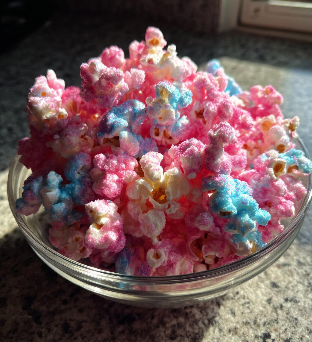 cotton candy popcorn - detail 1
