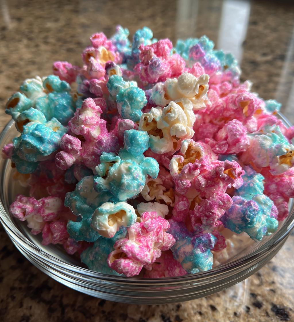 cotton candy popcorn