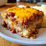 cowboy meatloaf and potato casserole