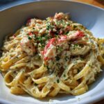 crab fettuccine alfredo