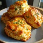 crab stuffed cheddar bay biscuits with lemon butter