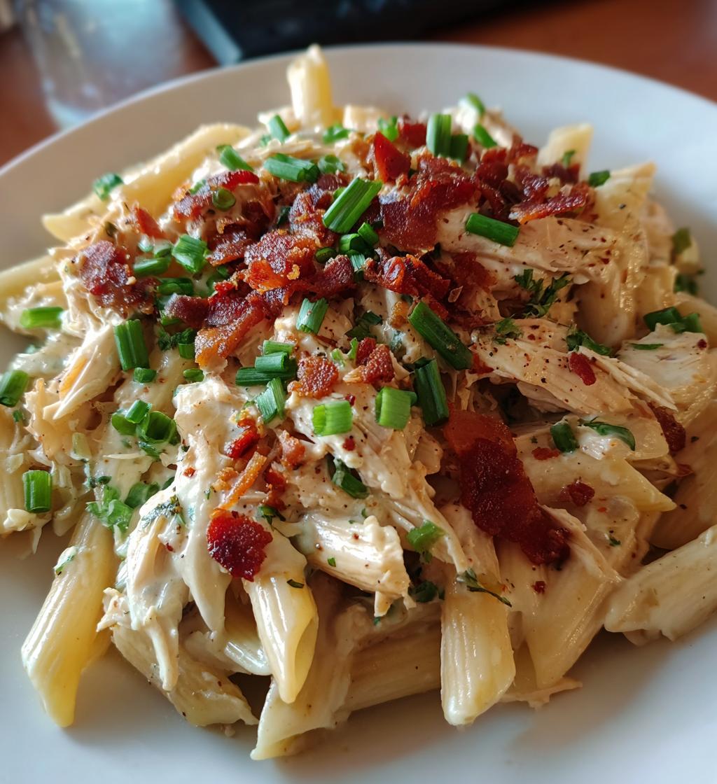 crack chicken penne - detail 1