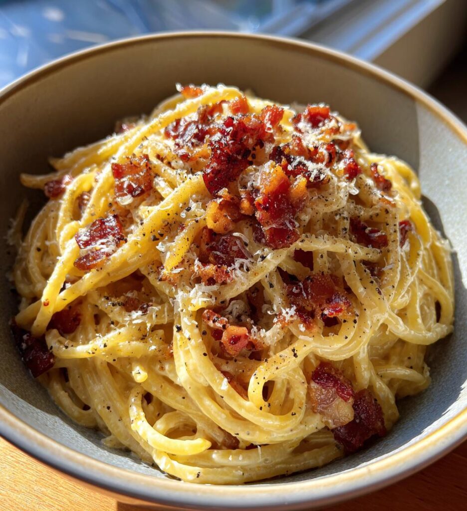 creamy bacon pasta