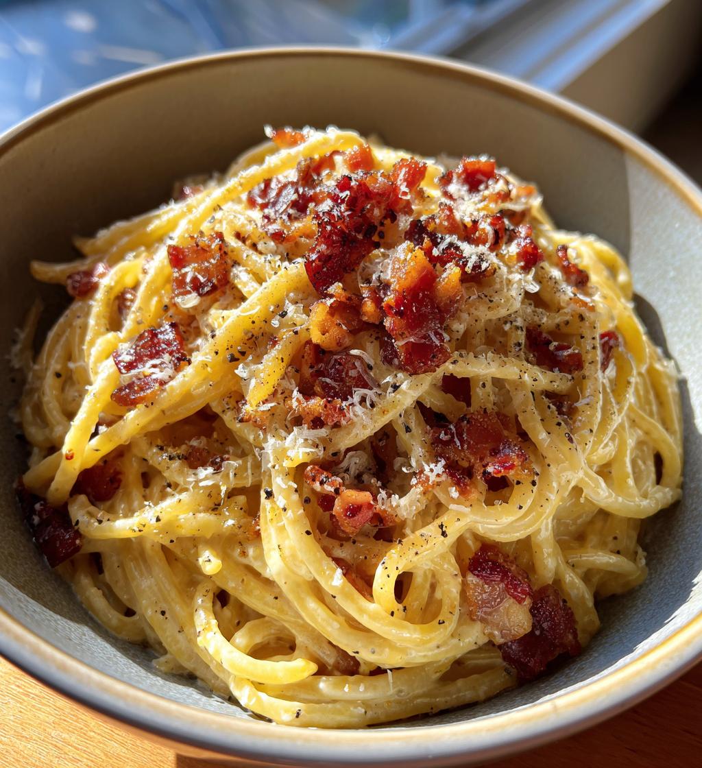 creamy bacon pasta