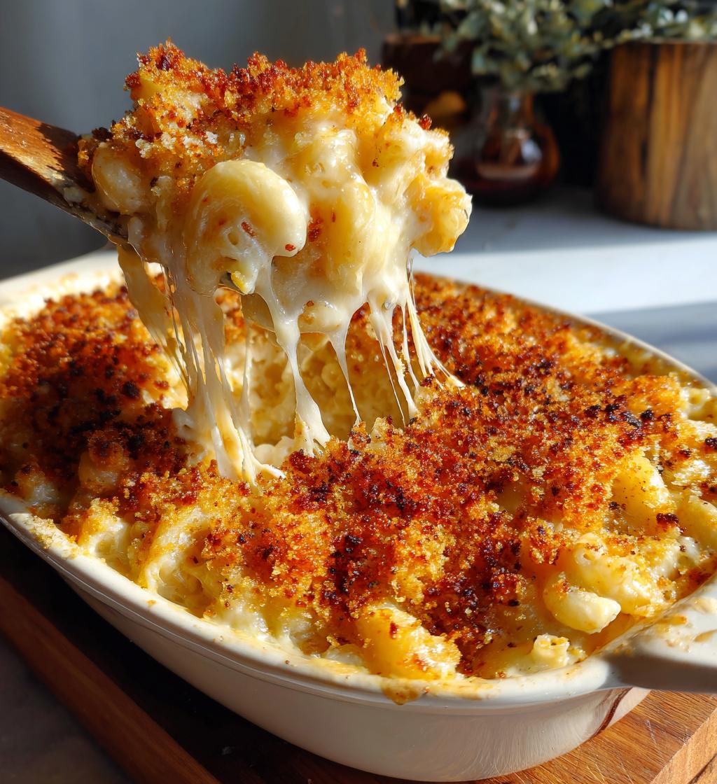 creamy baked mac and cheese