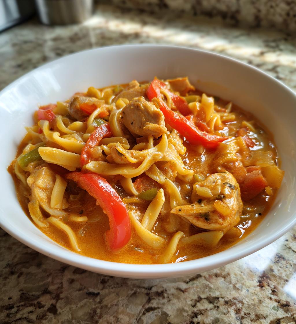 creamy cajun chicken pasta soup