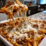 creamy honey buffalo steak pasta bake spicy cheesy irresistible