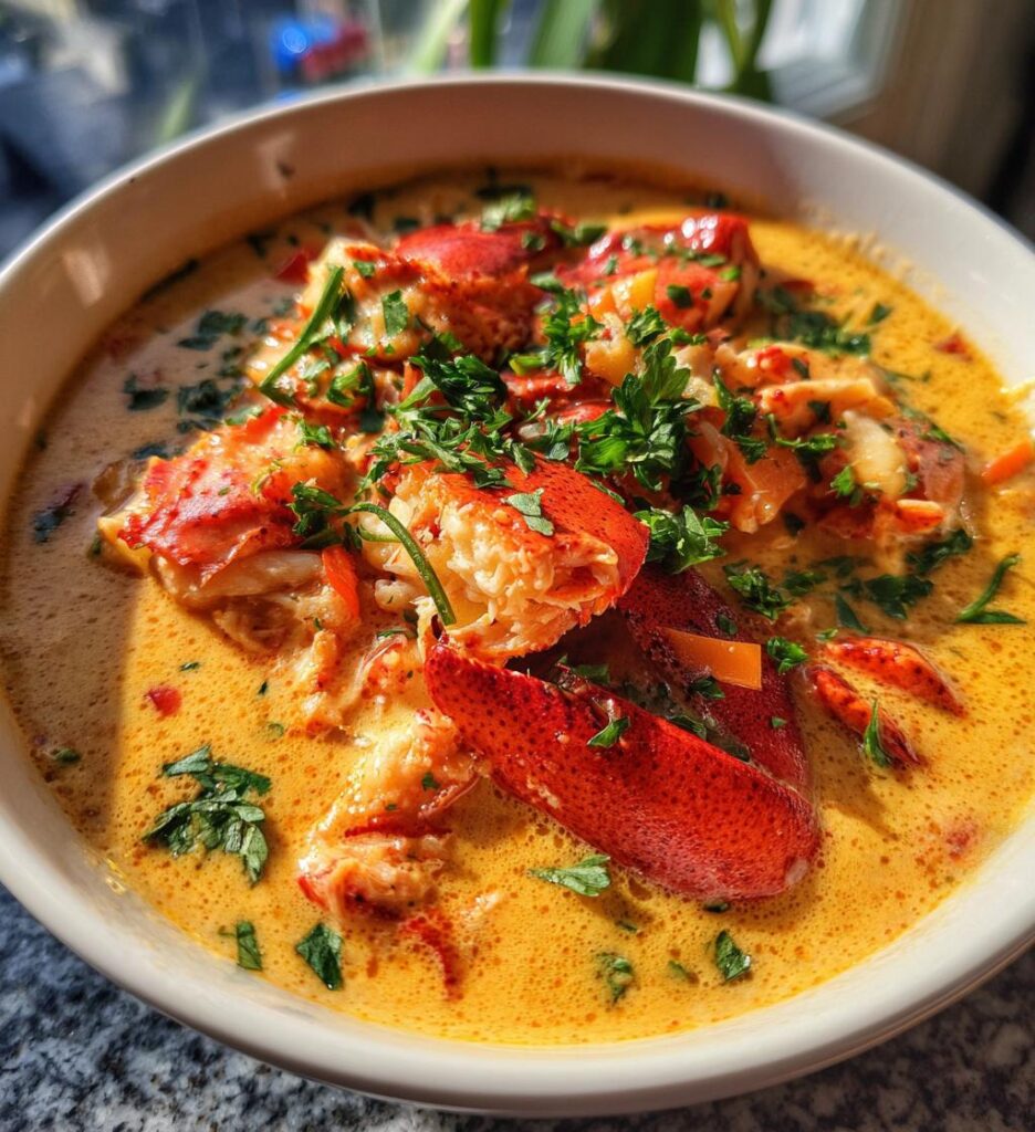 creamy lobster bisque