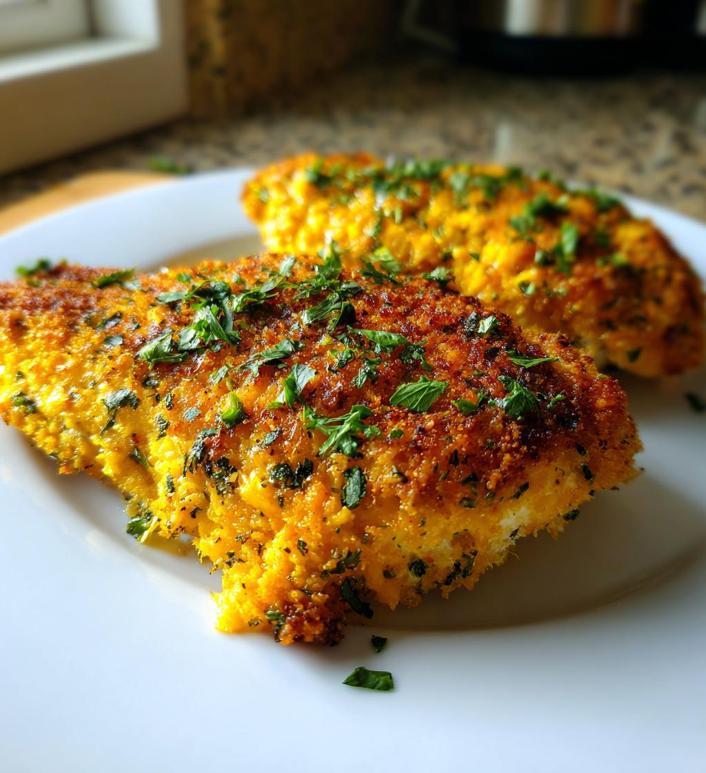 crispy cheddar chicken - detail 1