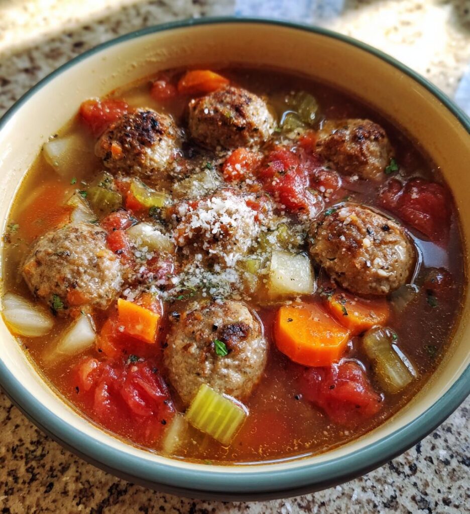 crock pot italian meatball soup