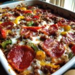 crock pot low carb pizza casserole recipe