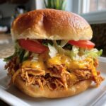 crock pot ranch chicken sandwiches