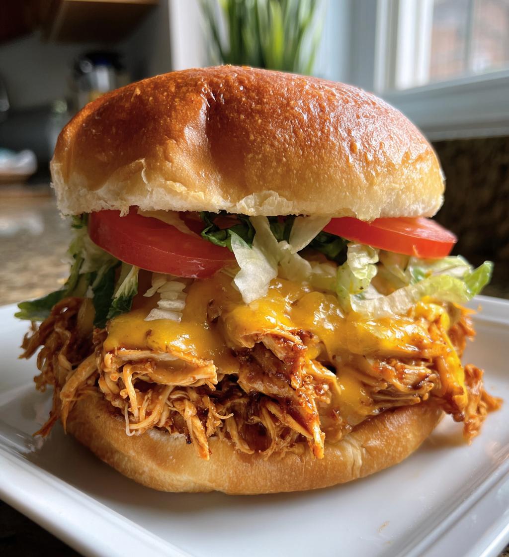 crock pot ranch chicken sandwiches
