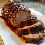 crockpot brown sugar balsamic glazed pork tenderloin
