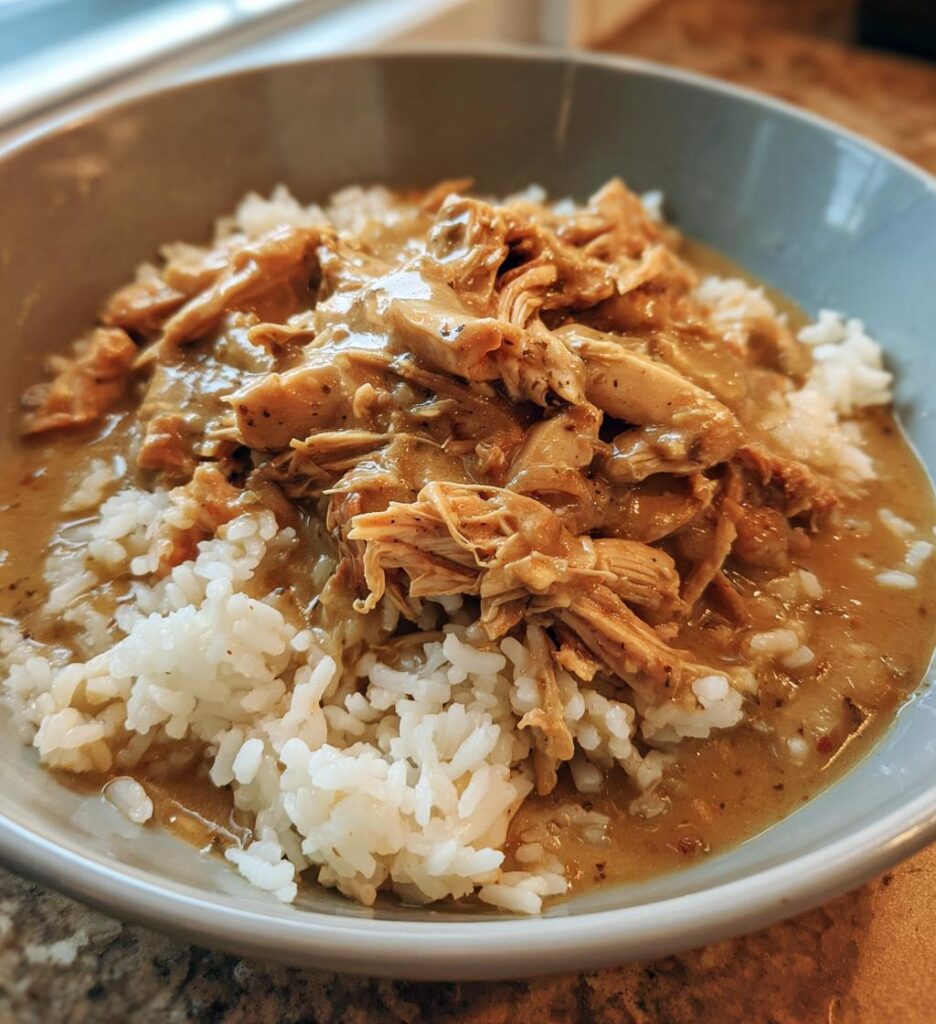 crockpot chicken and gravy