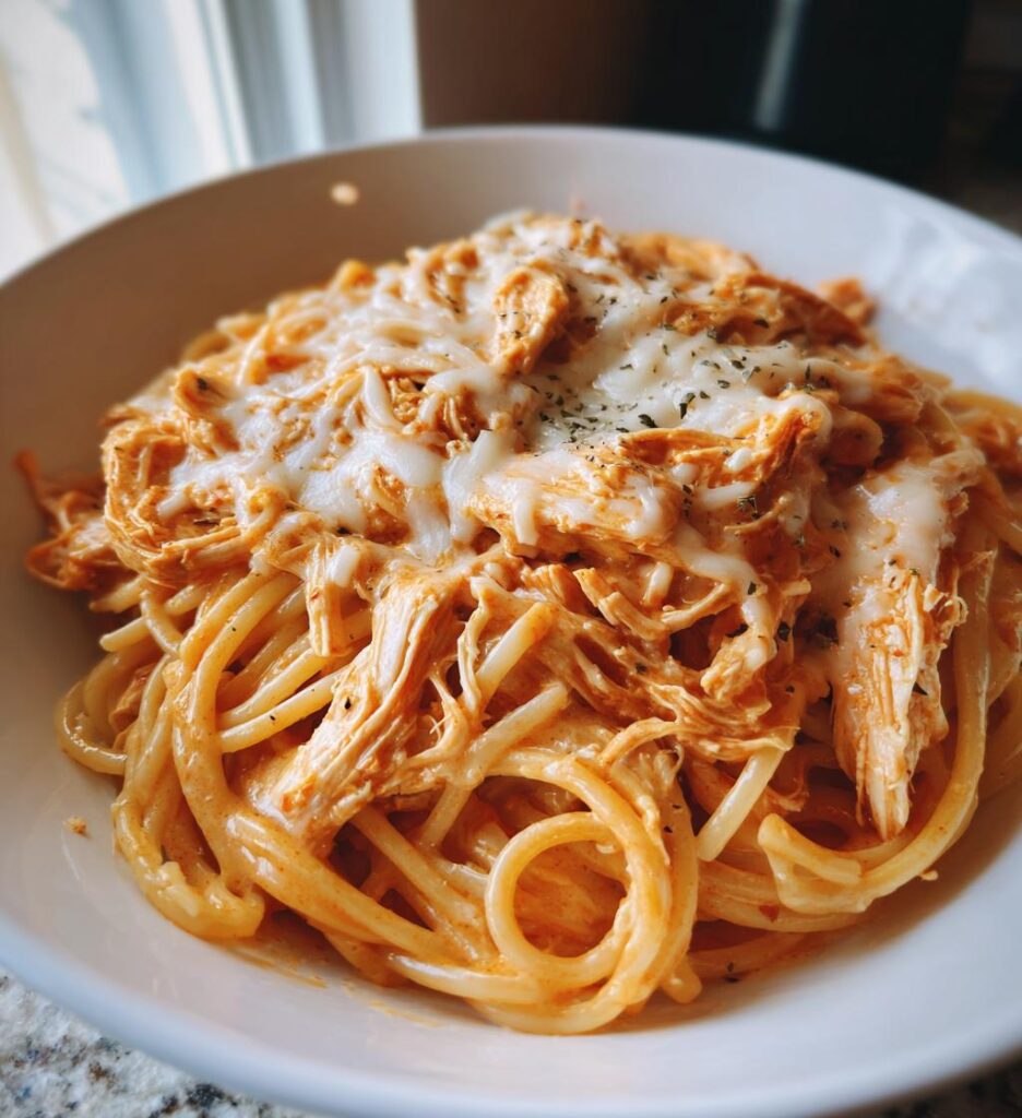 crockpot chicken spaghetti a comforting and convenient meal