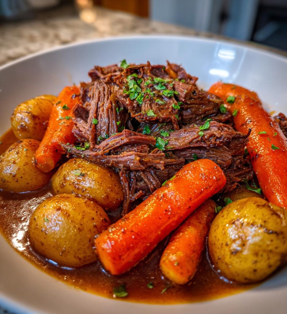 crockpot chuck roast recipe