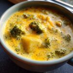 crockpot potato broccoli cheddar soup