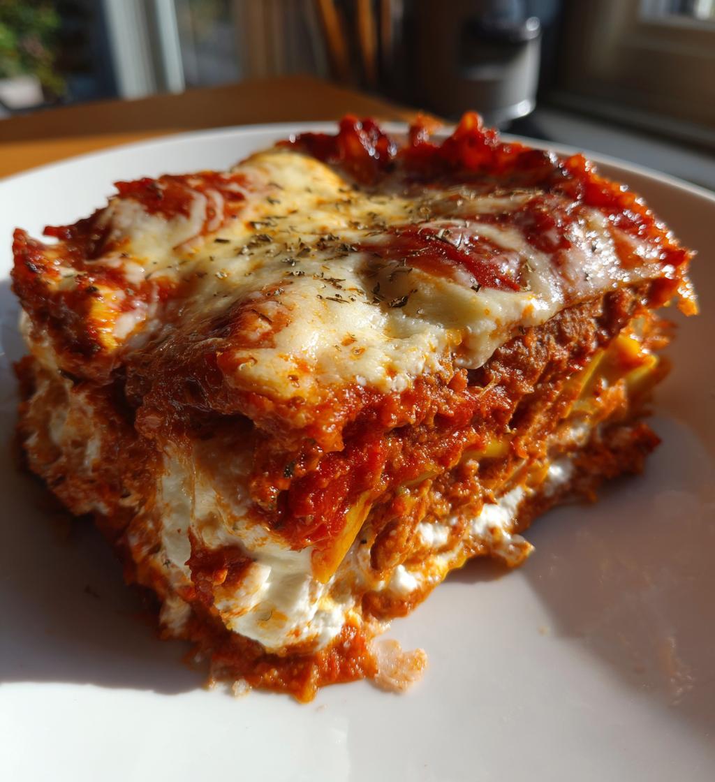 crockpot ravioli lasagna - detail 1