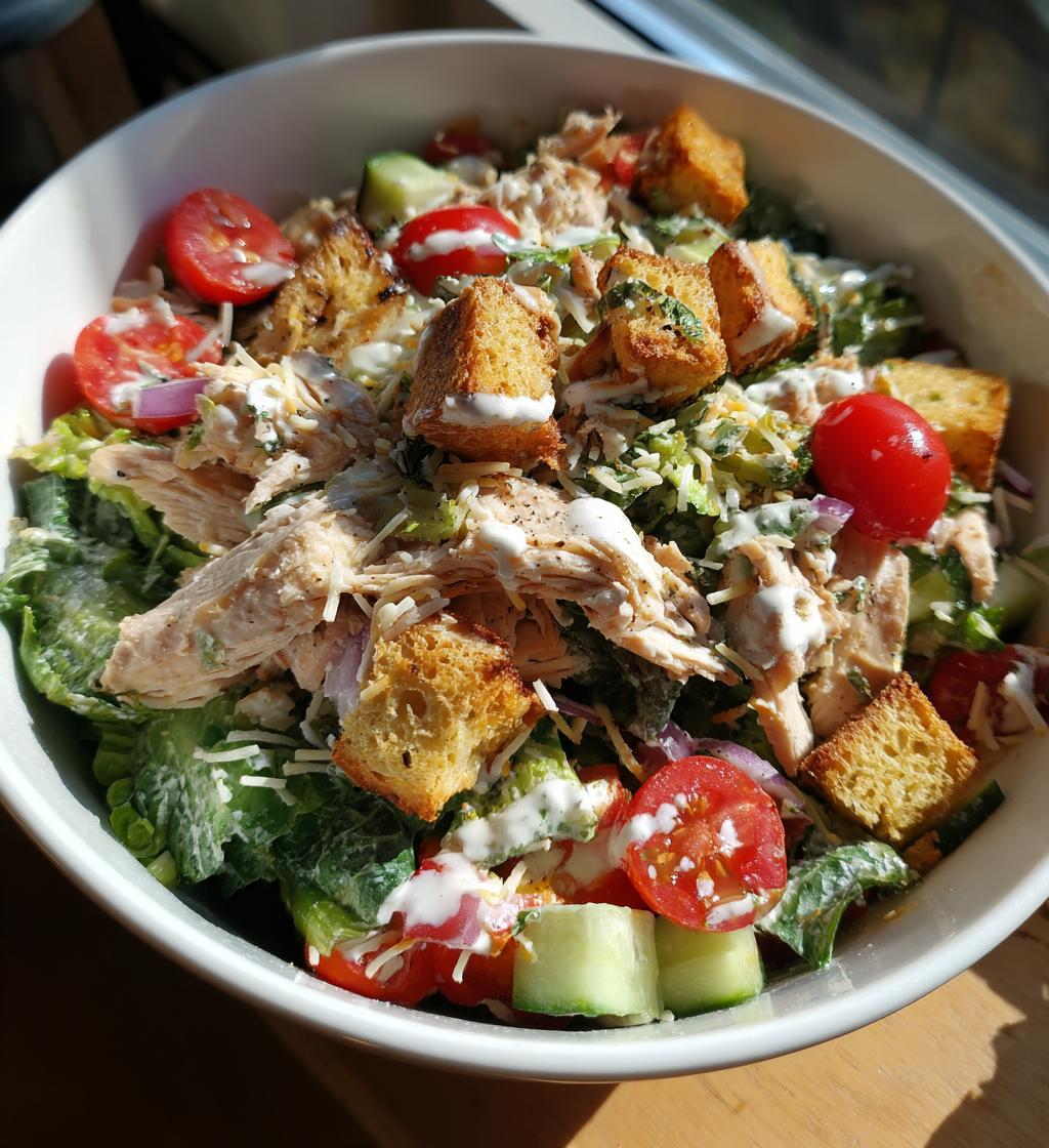 delicious crispy chicken salad