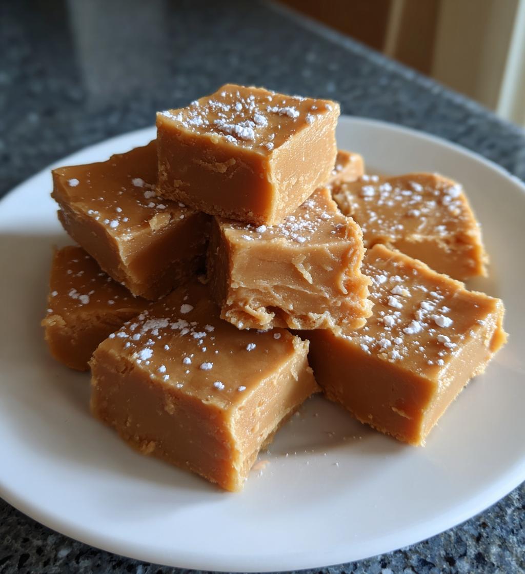 easiest peanut butter fudge - detail 1