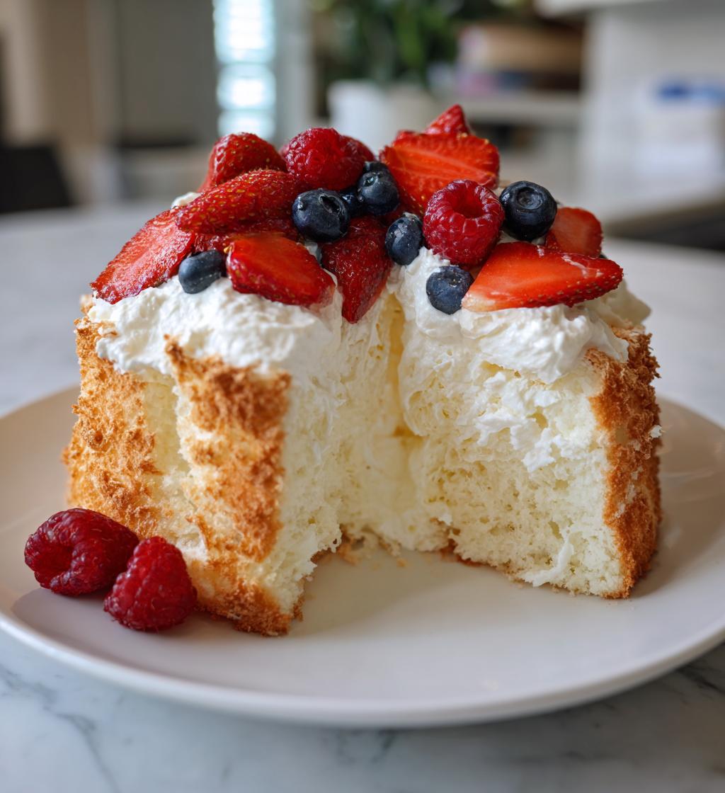 easter angel food cake
