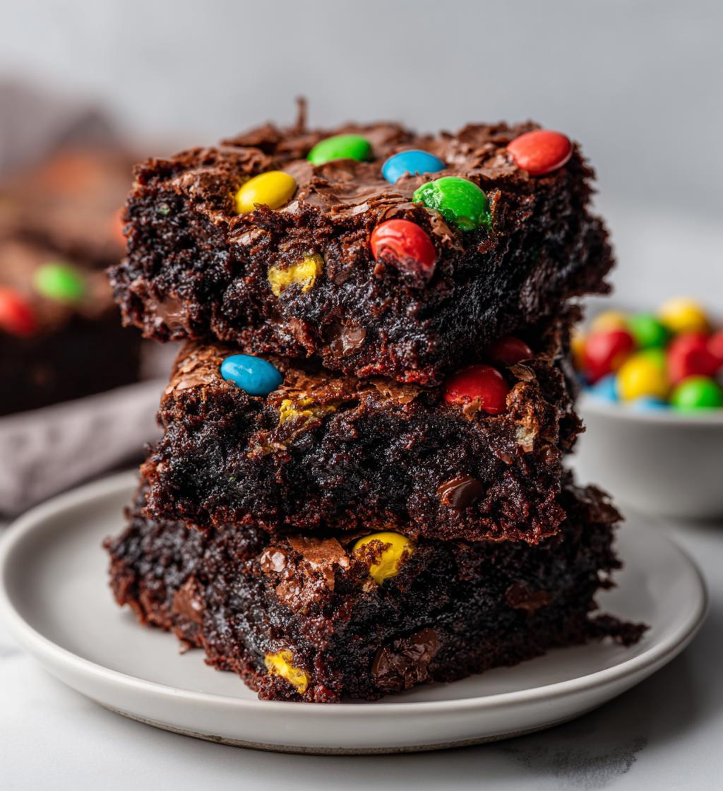 easter brownies