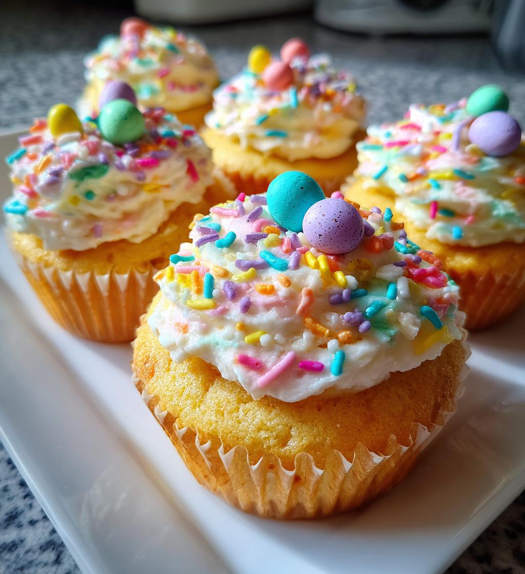 easter cupcakes - detail 1