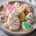 easter cutout cookies