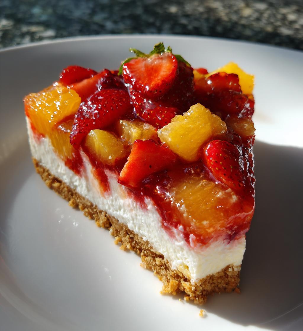 easter no bake cheesecake