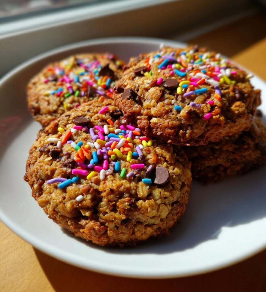 easter oatmeal cookies