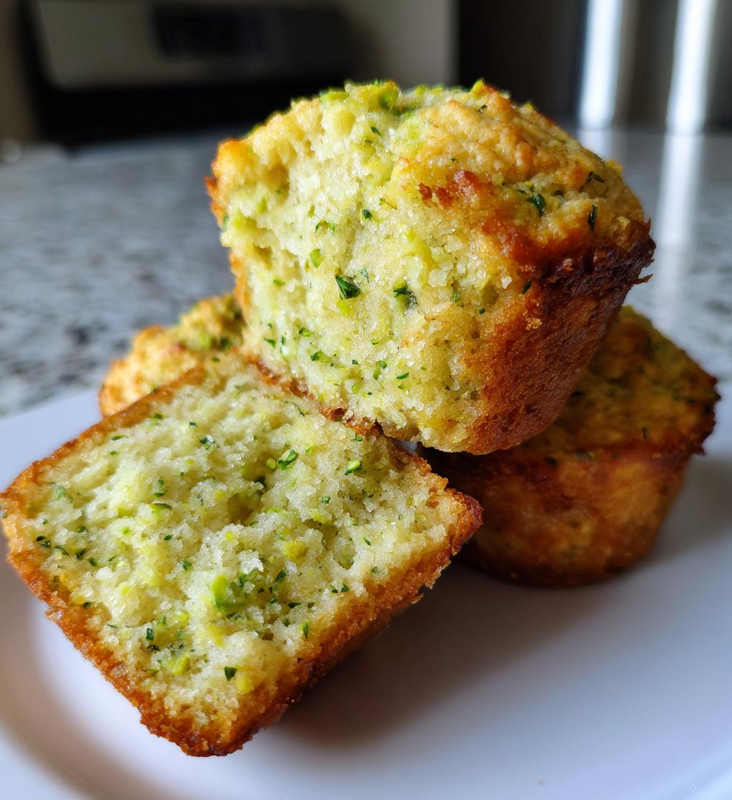 easy bakery style pistachio muffins - detail 1