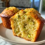 easy bakery style pistachio muffins
