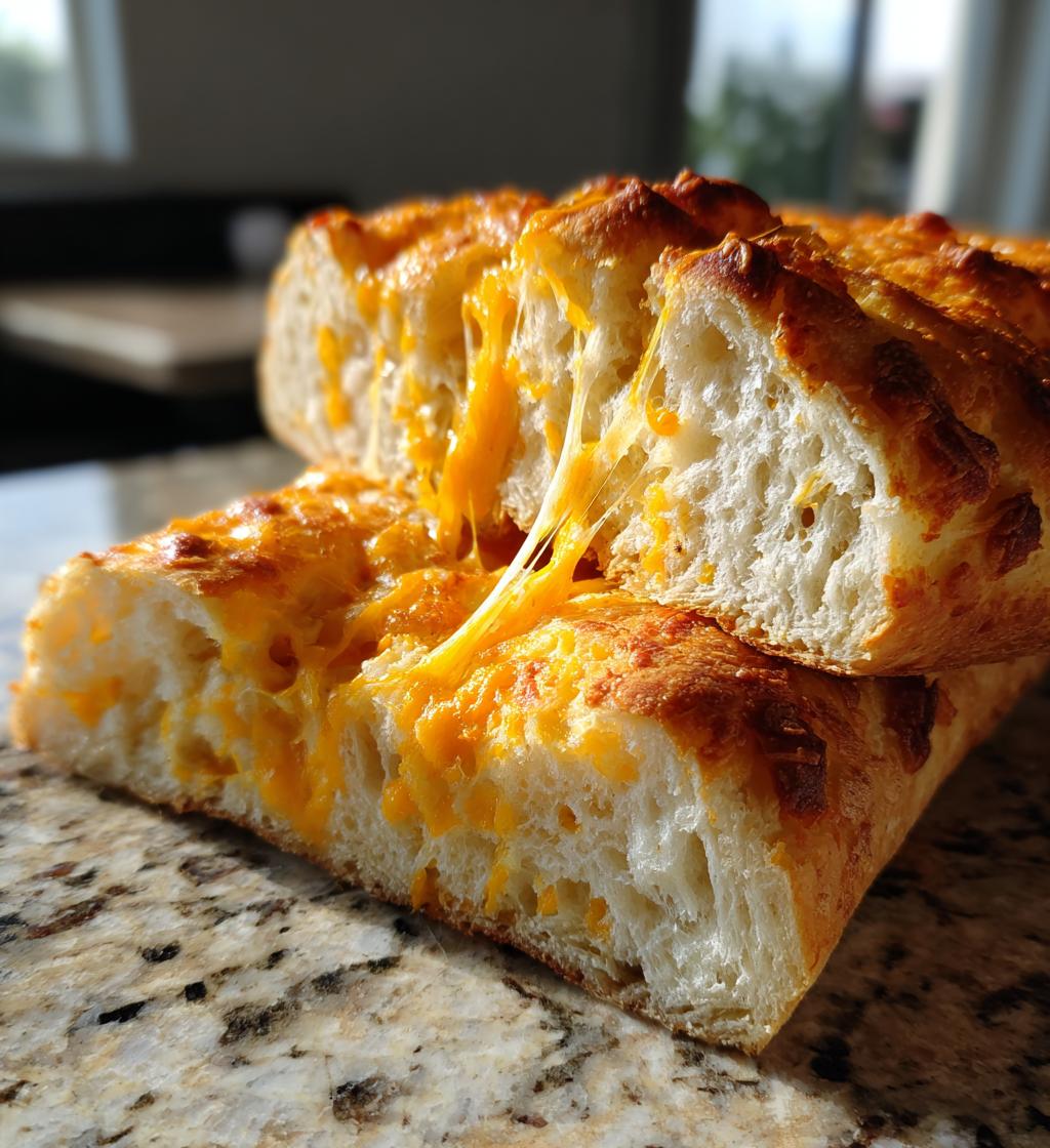 easy cheesy bread - detail 1
