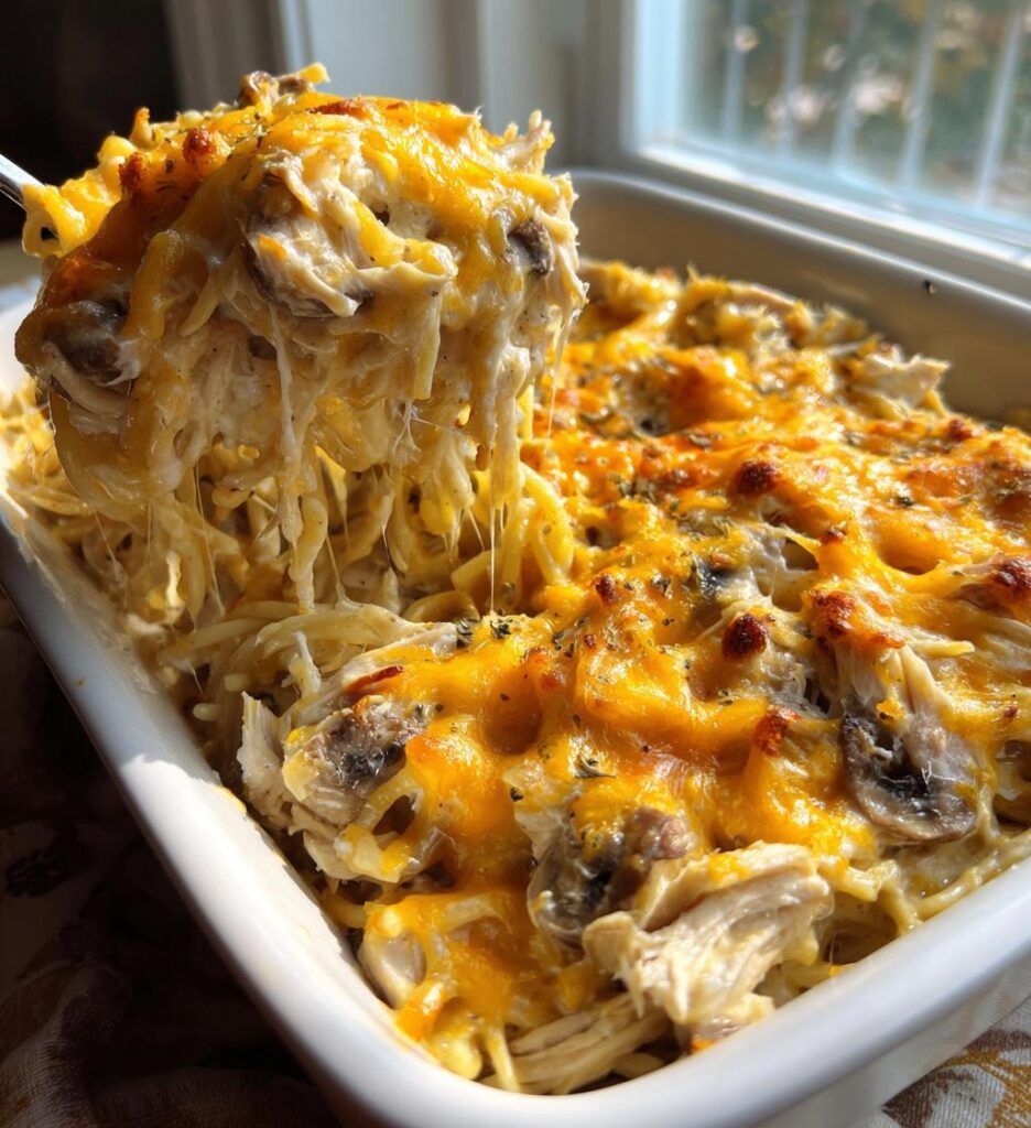 easy chicken tetrazzini