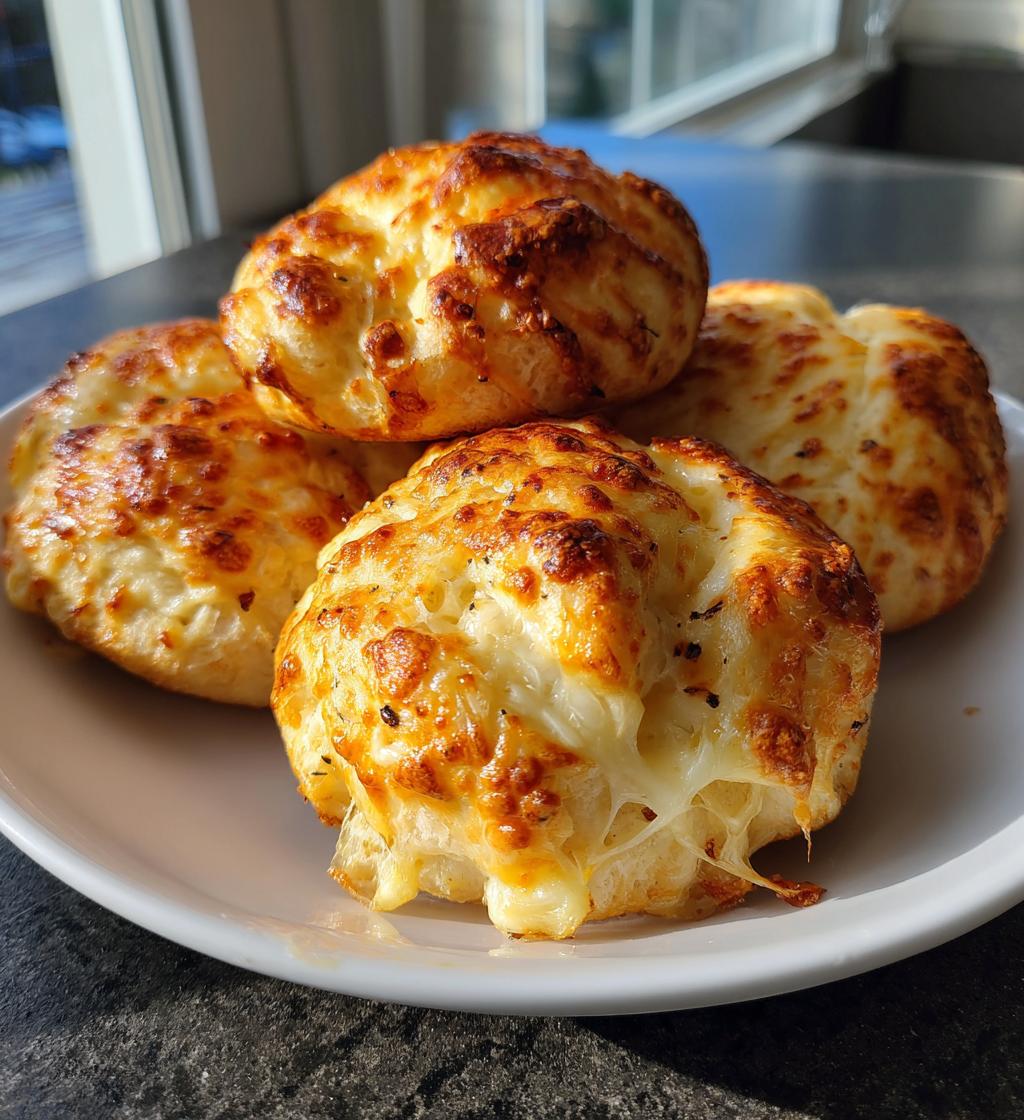 easy garlic cheese bombs - detail 1