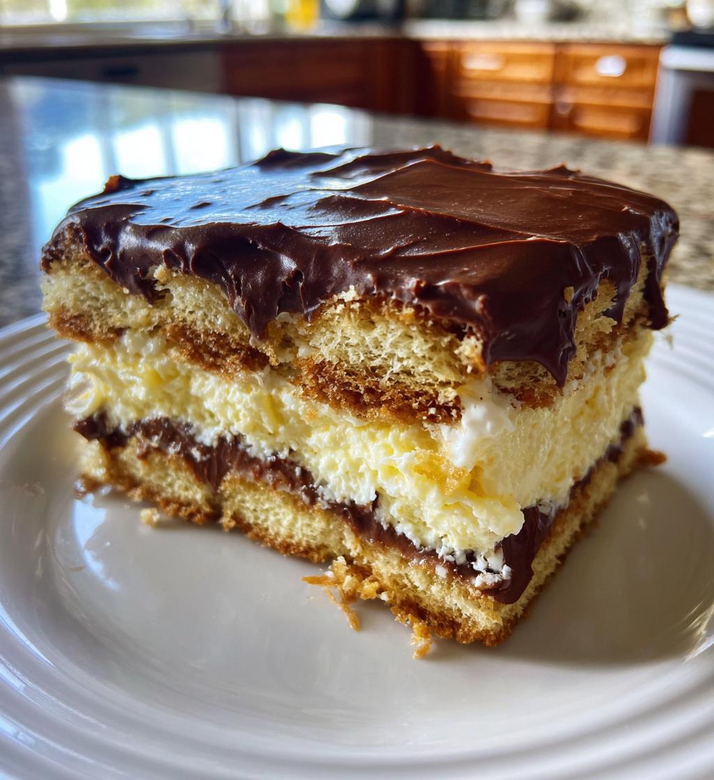 eclair cake - detail 1