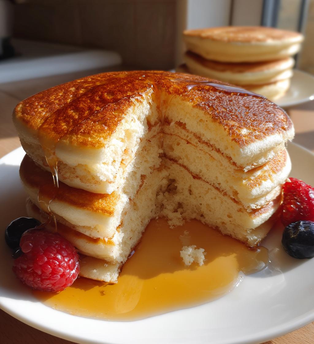 extra fluffy souffle pancakes - detail 1