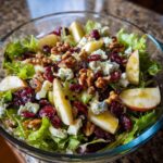 fall salad with maple lime dressing