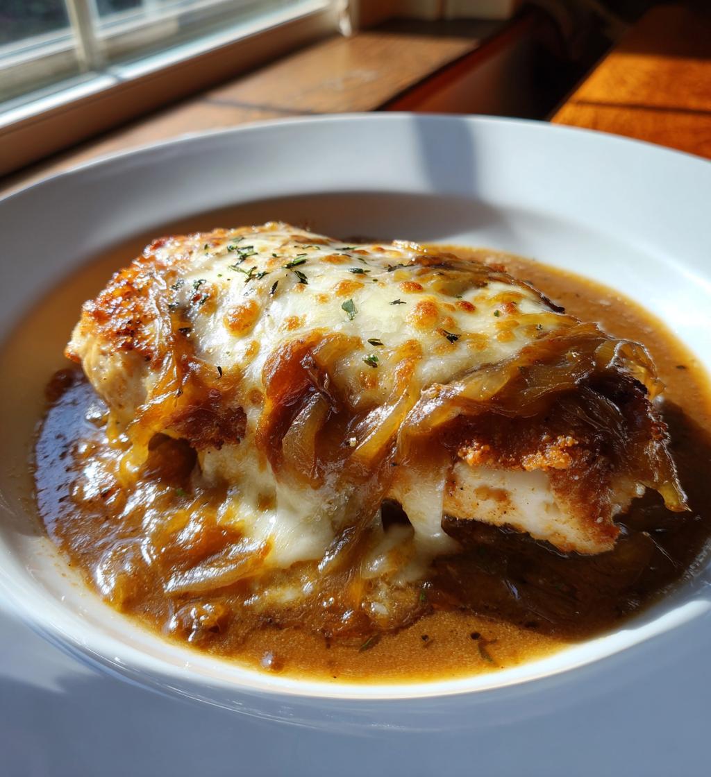 french onion chicken bake