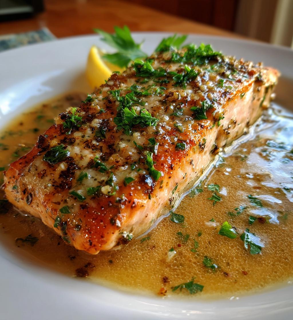 garlic butter salmon