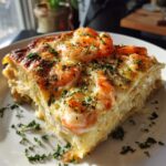 garlic butter shrimp scampi lasagna