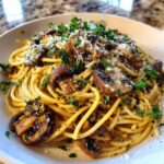 garlic mushroom pasta
