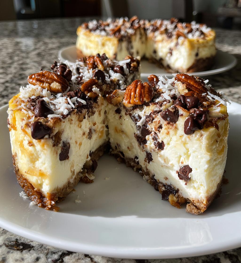 german chocolate heaven cheesecake - detail 1