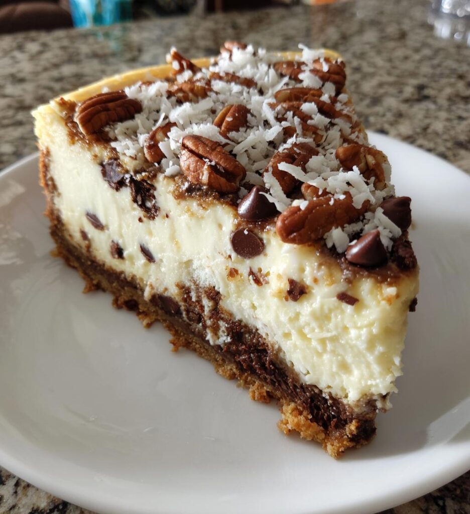 german chocolate heaven cheesecake