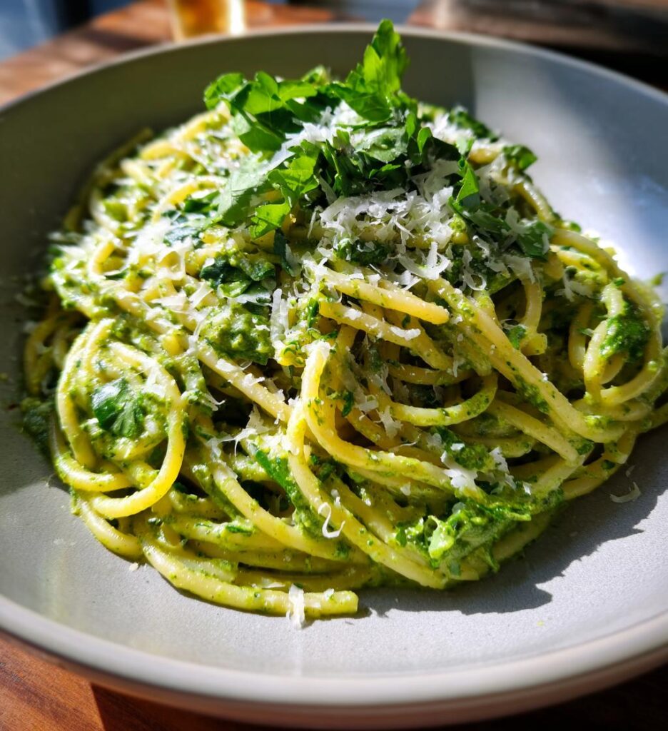 green st patricks day pasta