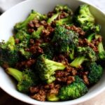 ground beef and broccoli