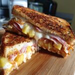hawaiian pizza grilled cheese sandwich